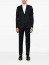Zegna Single-breasted Suit In Black