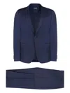 Zegna Wool Blend Two-piece Suit In Blue