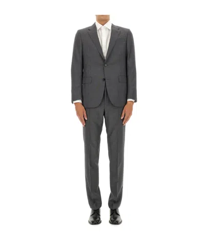 Zegna Wool Dress In Gray