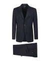 Zegna Single-breasted Tailored Suit In Black