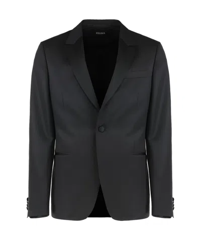 ZEGNA ZEGNA SINGLE-BREASTED TAILORED SUIT