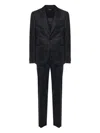 Zegna Single-breasted Tailored Suit In Black