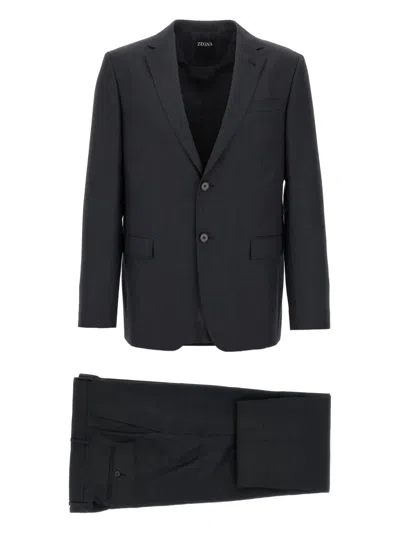 ZEGNA SINGLE-BREASTED WOOL SUIT