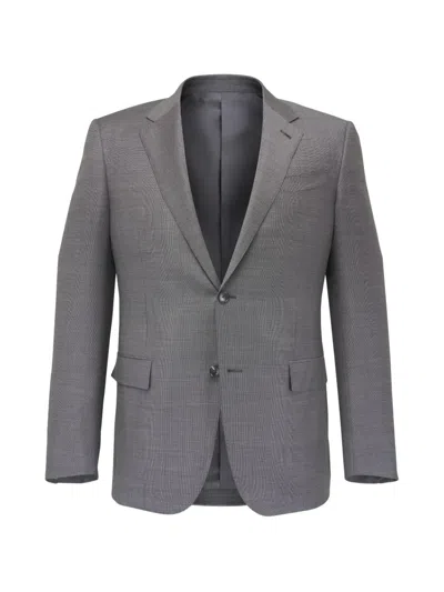 Zegna Single-breasted Tailored Suit In Gray