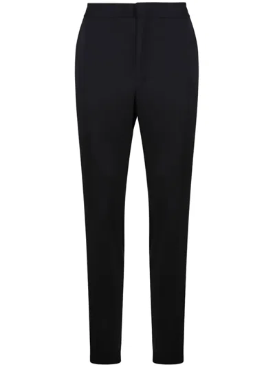 Zegna Skinny-cut Trousers In 黑色