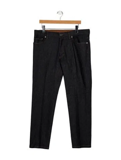 Pre-owned Zegna Skinny Jeans In Black