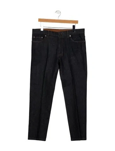 Pre-owned Zegna Skinny Jeans In Black