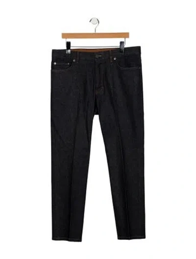 Pre-owned Zegna Skinny Jeans In Black