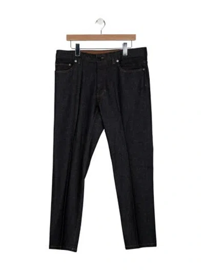 Pre-owned Zegna Skinny Jeans In Black