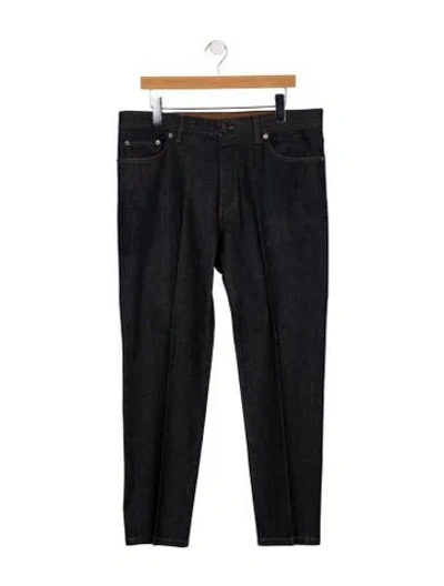 Pre-owned Zegna Skinny Jeans In Black