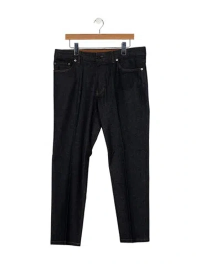 Pre-owned Zegna Skinny Jeans In Black