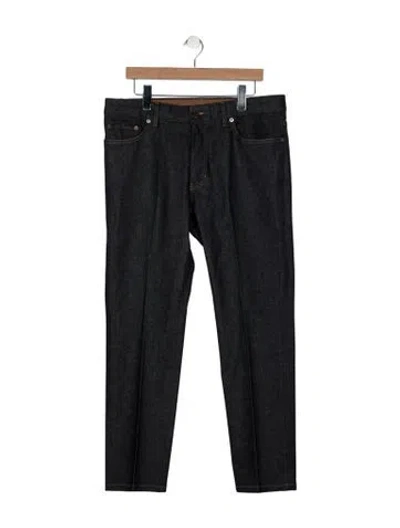 Pre-owned Zegna Skinny Jeans In Black