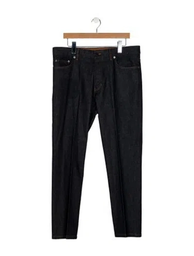 Pre-owned Zegna Skinny Jeans In Black