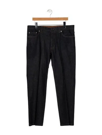 Pre-owned Zegna Skinny Jeans In Black