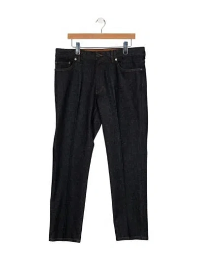 Pre-owned Zegna Skinny Jeans In Black