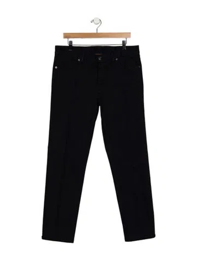 Pre-owned Zegna Skinny Jeans In Black