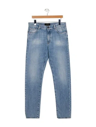 Pre-owned Zegna Skinny Jeans In Blue