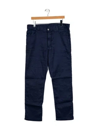 Pre-owned Zegna Skinny Jeans In Blue