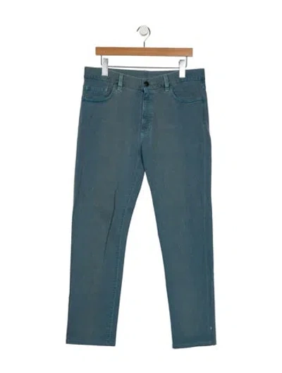 Pre-owned Zegna Skinny Jeans In Blue
