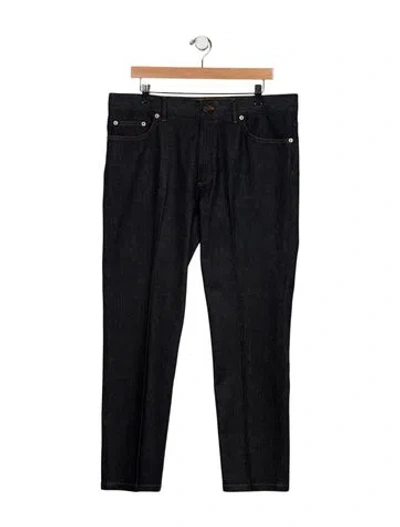 Pre-owned Zegna Skinny Jeans In Blue