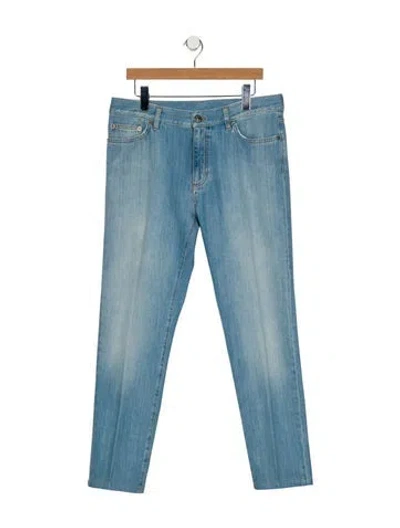 Pre-owned Zegna Skinny Jeans In Blue