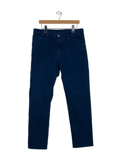 Pre-owned Zegna Skinny Jeans In Blue