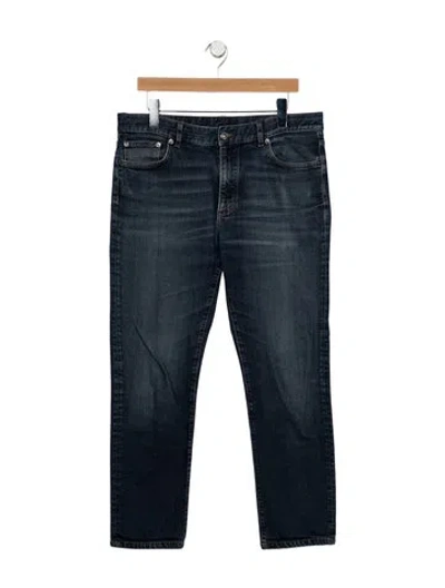 Pre-owned Zegna Skinny Jeans In Blue