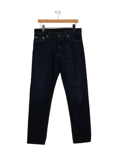 Pre-owned Zegna Skinny Jeans In Blue
