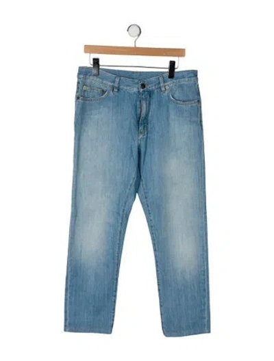 Pre-owned Zegna Skinny Jeans In Blue