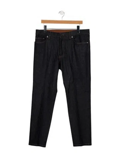 Pre-owned Zegna Skinny Jeans In Blue