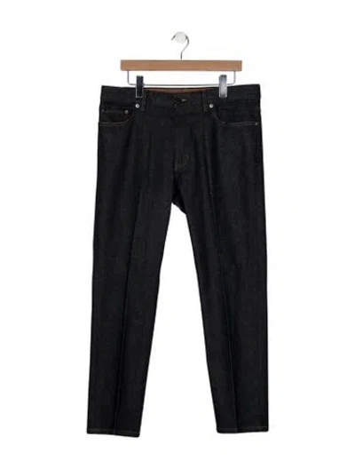 Pre-owned Zegna Skinny Jeans In Blue