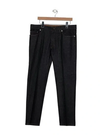 Pre-owned Zegna Skinny Jeans In Blue