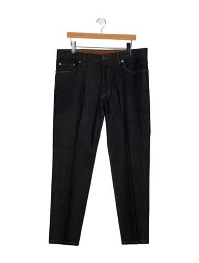 Pre-owned Zegna Skinny Jeans In Blue