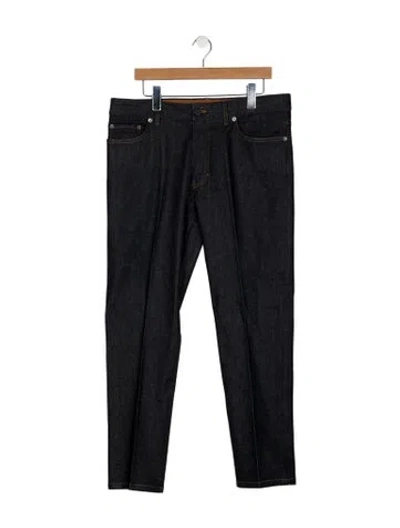 Pre-owned Zegna Skinny Jeans In Blue