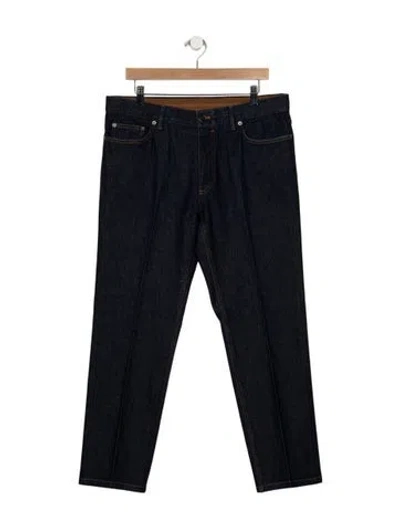 Pre-owned Zegna Skinny Jeans In Blue