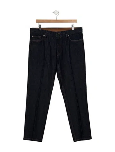 Pre-owned Zegna Skinny Jeans In Blue