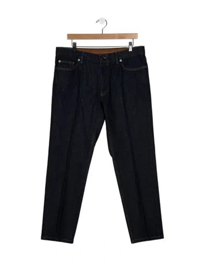 Pre-owned Zegna Skinny Jeans In Blue
