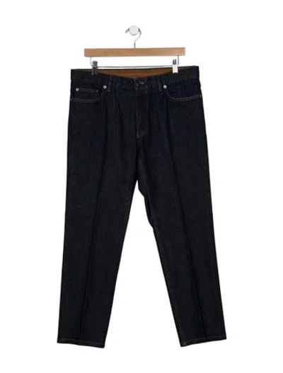 Pre-owned Zegna Skinny Jeans In Blue