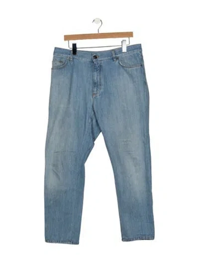 Pre-owned Zegna Skinny Jeans In Blue