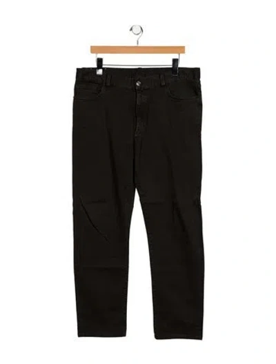 Pre-owned Zegna Skinny Jeans In Brown