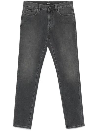 Zegna Skinny Jeans In Grey