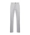 Zegna Slim Casual Pants In Gray
