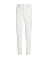Zegna Roccia Mid-rise Slim Jeans In White
