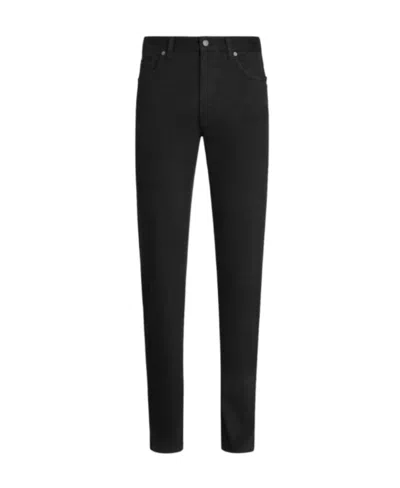 Zegna Slim-cut Leg Jeans In Black