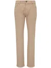 Zegna Slim-cut Leg Trousers In Nude