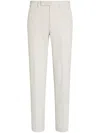 Zegna Slim Cut Trousers In Neutrals
