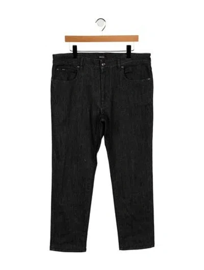 Pre-owned Zegna Slim Fit Jeans In Black