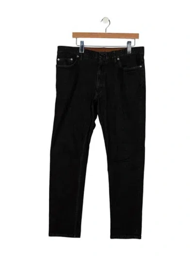 Pre-owned Zegna Slim Fit Jeans In Black