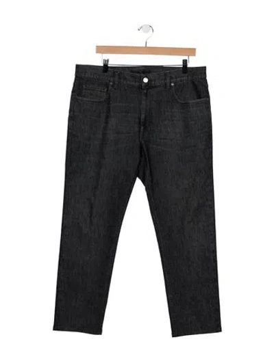 Pre-owned Zegna Slim Fit Jeans In Grey