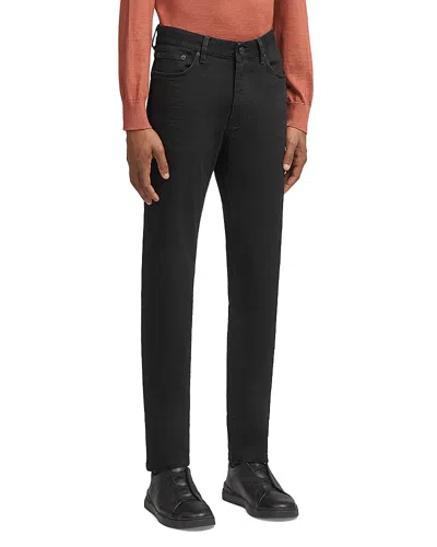 Zegna Slim Fit Jeans In Black